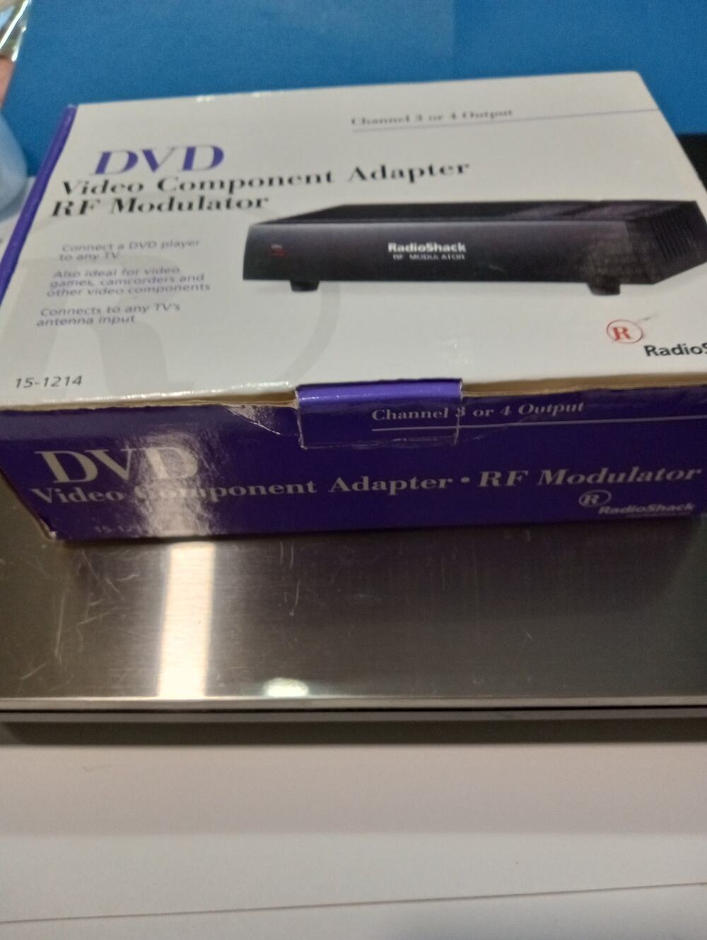 New Radio Shack DVD Video Component Adapter RF Modulator 0594